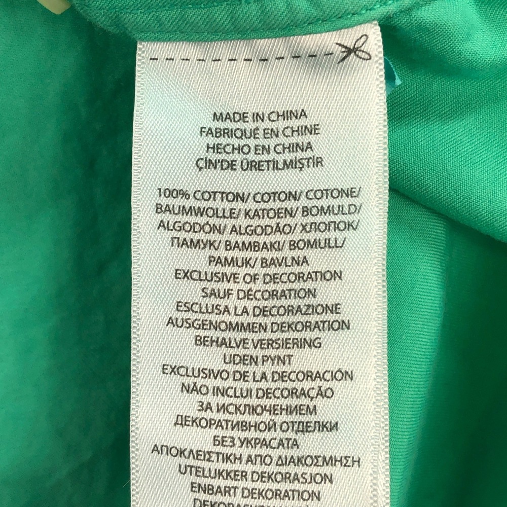 Ralph Lauren Mens Button Up Shirt 3XLT Feather Weight Twill Green Long Sleeve - Picture 7 of 12